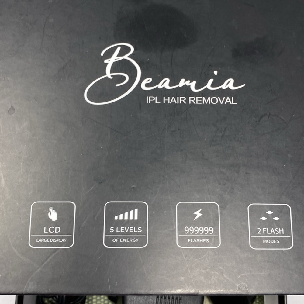 Beamia IPL Hair removal system lcd lg display 5 levels  2 flash modes